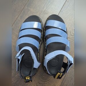 Dr. Martens Blaire Jelly Sandals - Zen Blue, size US 6